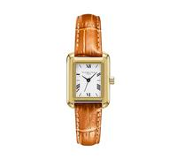 VICTORIA HYDE Brown Squace - Reloj de cuero para mujer, Marrón