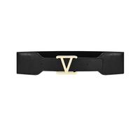 VICTORIA HYDE Cinturón de cuero para mujer para pantalones vaqueros Vestidos Cinturón ajustable para mujer, Negro , 1100mm
