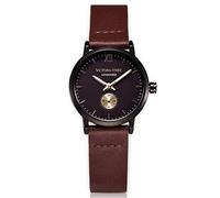 VICTORIA HYDE Esfera Pequeña Mujeres Reloj de Pulsera de Cuarzo Correa de Cuero