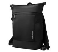 VICTORIA HYDE Mochila de nailon para mujer y hombre, mochila para ordenador portátil, impermeable, mochila para mujer, mochila grande, para escuela, viajes, citas, trabajo, Negro , 28 x 15.5 x 43 cm