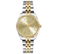 Victoria Hyde Reloj de Acero Inoxidable de Dos Tonos Dorados para Mujer, Dorado, Moderno