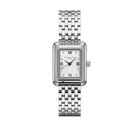 VICTORIA HYDE Reloj de mujer, reloj plateado para mujer, relojes rectangulares para mujer, plateado