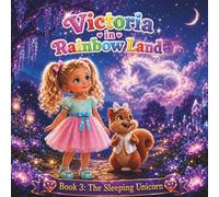 Victoria in Rainbow Land- Book 3 The Sleeping Unicorn: A Magical 26-Page Adventure Through the Rainbow Land, Bedtime Story for Kids