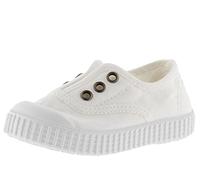 victoria Inglesas Unisex 1915 Lona Drec & Elástico Central & Refuerzo Puntera 106627 para Niños Blanco 25