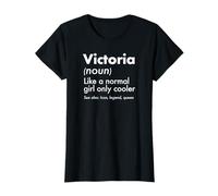 Victoria Like A Normal Girl Only Cooler Queen Nombre Camiseta