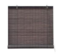 Victoria M. Estor Enrollable de Bambú para Interiores, Protección Solar y Privacidad para Ventanas y Puertas, 40 X 130 cm, Color Marrón Oscuro