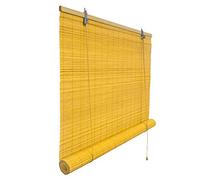 Victoria M. Estor Enrollable de Bambú para Interiores, Protección Solar y Privacidad para Ventanas y Puertas, 140 x 160 cm, Color Bambú