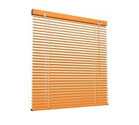 Victoria M. Persiana de Aluminio, Veneciana Fijación sin Taladrar, Incluye Clips de Sujeción Klemmfix, 140 x 220 cm, Marrón