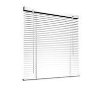 Victoria M. Persiana de Aluminio, Veneciana Fijación sin Taladrar, Incluye Clips de Sujeción Klemmfix, 85 x 130 cm, Blanco