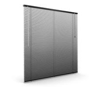Victoria M. Persiana de Aluminio, Veneciana Fijación sin Taladrar, Incluye Clips de Sujeción Klemmfix, 95 x 220 cm, Negro