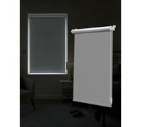 Victoria M. Tenebra Estor Opaco Térmico con o Sin Taladrar, Revestimiento Plateado Incluye Material de Montaje, 45 x 160 cm (Ancho x Alto), Gris