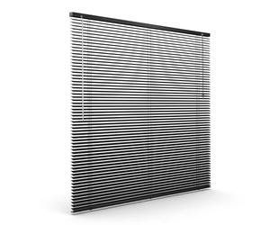 Victoria M. VICTORIA M Persiana Veneciana de Aluminio 25mm, Resistente a la Humedad e Inflamable, Incluye Clips de Sujeción Klemmfix, 50 x 130 cm, Negro
