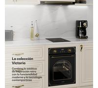 Victoria placa de cocina vitrocerámica | 2 zonas | Elegante, atemporal | 3000 W | 30 cm