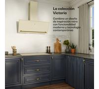Victoria placa de inducción | 5 zonas de cocción | Estética retro | 11500 W | 77 cm Klarstein