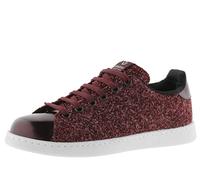 victoria Plano Basket Tenis Glitter & Detalles Metalizados 112558-KIDS para Niñas Burdeos 34