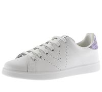 victoria Plano Basket Tenis Piel & Trasera Glitter 1125104-KIDS para Niñas Lila 29