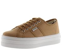 victoria Plataforma Basket Barcelona Lona 109200-WOMEN para Mujer Cacao 38