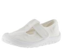 victoria Sandalias Unisex Respetuosas Barefoot Bosco Lona Tintada DREC & Tira Adherente 1370108 para Niños Blanco 29