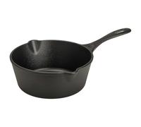 VICTORIA Sartén Honda Hierro Fundido Esmaltado Inducción 20cm, Apta para Fuego, Barbacoa, Horno, Vitrocerámica, Gas, Cast Iron Skillet, Libre de Tóxicos sin PTFE ni PFOA