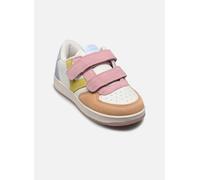 victoria Zapatillas Unisex Tiempo Efecto Piel & Piezas Multicolor Serraje & Tiras Adherentes 1124116 para Niños Naranja 28