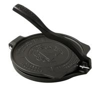 VICTORIA Tortillera Prensa para Tortillas Mexicanas Hierro Fundido HD Curado 20 cm, Pataconera Colombiana Profesional para Hacer Tacos, Arepas, Quesadillas, Empanadas, Patacones, Roti Maker