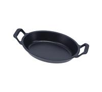 Victoria Victoria olla ovalada de hierro fundido pre-seasoned 27.1x15.5 cm