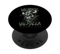 Victoria vikinga de motocicleta o Valhalla PopSockets PopGrip Adhesivo