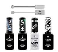 Victoria Vynn Cat Eye Gel Esmalte de Uñas con Top Unblue, Base e Imán - Perfecto para Impresionantes diseños de uñas