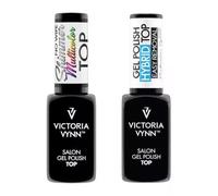 Victoria Vynn - Esmalte de uñas de gel UV/LED Top Shimmer e híbrido Soak-Off, 8 ml - Top Coat - Top Coat esmalte de uñas sin capa pegajosa