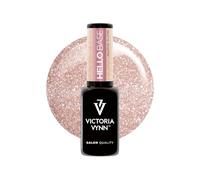 Victoria Vynn HELLO BASE - Base de esmalte de gel reflectante con purpurina, Aloha Glow