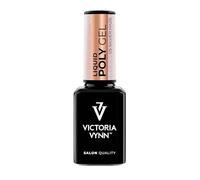 Victoria Vynn Liquid Poly Gel de 15 ml UV/LED - Grosor acrílico y facilidad de gel | Gel autoalisante en botella para extensión de uñas (05 Silver Haze)