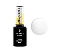 Victoria Vynn Mega Base Esmalte en Gel Híbrido UV LED para Uñas Fuertes y Largas BLANCO LECHOSO 15ml