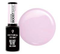 Victoria Vynn Vitamina Boost Base - Base de gel fortalecedor de uñas con fibra de vidrio, calcio y vitaminas E+B5 - Rosell 8 ml