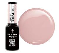 Victoria Vynn Vitamina Boost Base - Refuerzo de uñas Gel Base con fibra de vidrio, calcio y vitaminas E+B5 - Nudell 8 ml