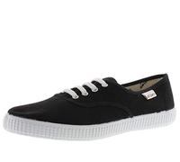Calzados Victoria Zapatillas 1915 Inglesa de Lona Negro 35