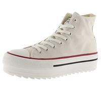 victoria Zapatillas Altas Tribu Lona & Sello Retro & Suela Doble En Sierra 1061121 para Mujer Crudo 39