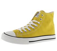 victoria Zapatillas Altas Unisex Tribu Lona & Puntera De Goma 106500 para Adulto Mostaza 43