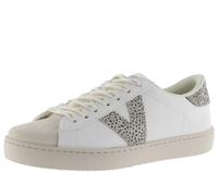 victoria Zapatillas Berlín Efecto Piel & Logotipo Animal Print & Trasera Glitter 1126238 para Mujer Plata 36