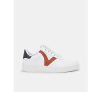 Victoria Zapatillas hombre tipo basket bajas con logotipo. Naranja 40