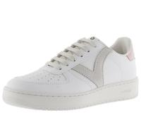 victoria Zapatillas Unisex Madrid Efecto Piel & Piezas Color En Contraste & Puntera Perforada 1258201 para Adulto Gris 41