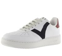 victoria Zapatillas Unisex Madrid Efecto Piel & Piezas Color En Contraste & Puntera Perforada 1258201 para Adulto Marino 37