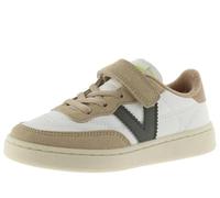 Victoria Zapatillas barefoot Oslo 1256108 Efecto piel Cordones elásticos Chica Beige 33