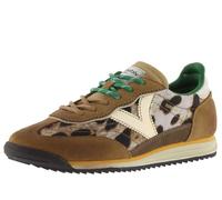 victoria Zapatillas Saturno Nylon Animal Print & Piezas Serraje Al Tono & Suela Sierra 1158103 para Mujer Camel 37