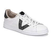 Victoria Zapatillas TENIS PIEL GLITTER in Blanco 35