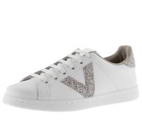 victoria Zapatillas Tenis Piel & Piezas Glitter & Animal Print 1125188 para Mujer Nude 41