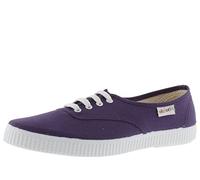 victoria Zapatillas Unisex 1915 Lona & Cordones Blancos 106613 para Adulto Purpura 35