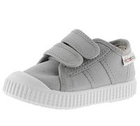 victoria Zapatillas Unisex 1915 Lona & Tiras Adherentes & Refuerzo Puntera 136606 para Niños Zinc 32