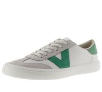 victoria Zapatillas Unisex Olmo Barefoot Efecto Piel & Piezas Color & Serraje 1186100 para Adulto Verde 38