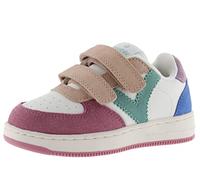 victoria Zapatillas Unisex Tiempo Efecto Piel & Piezas Multicolor Serraje & Tiras Adherentes 1124116 para Niños Rosa 23