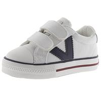 Calzados Victoria Zapatillas Tribu 1065163 Lona Logotipo en Contraste Tiras Adherentes Blanco 34